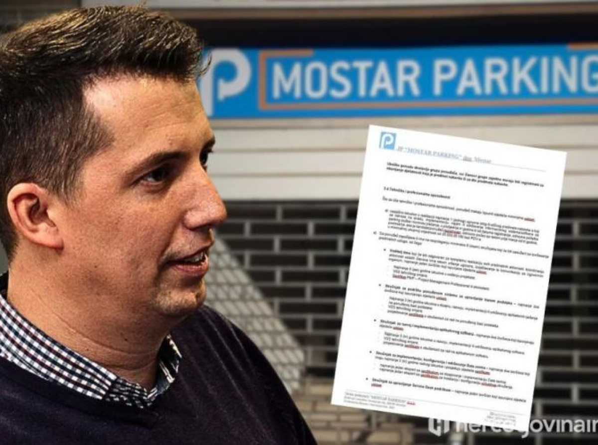 SNSD-ovci DOBIVAJU U MOSTARU Mostar Parking namješta posao Lanacu, neke dijelove čak zaboravili ispraviti sa srpskog