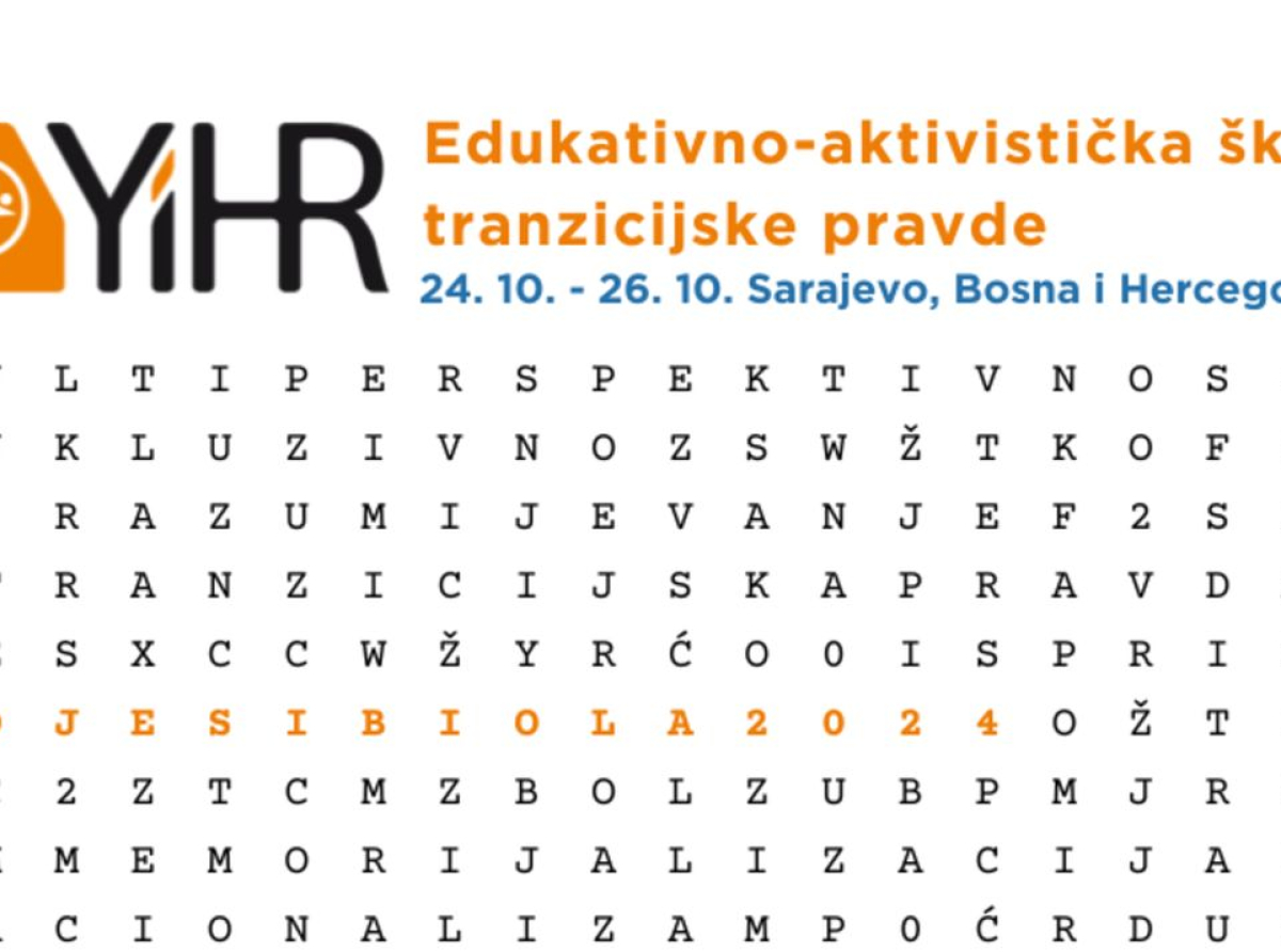 Otvoren poziv za mlade za edukativno-aktivističku školu tranzicijske pravde