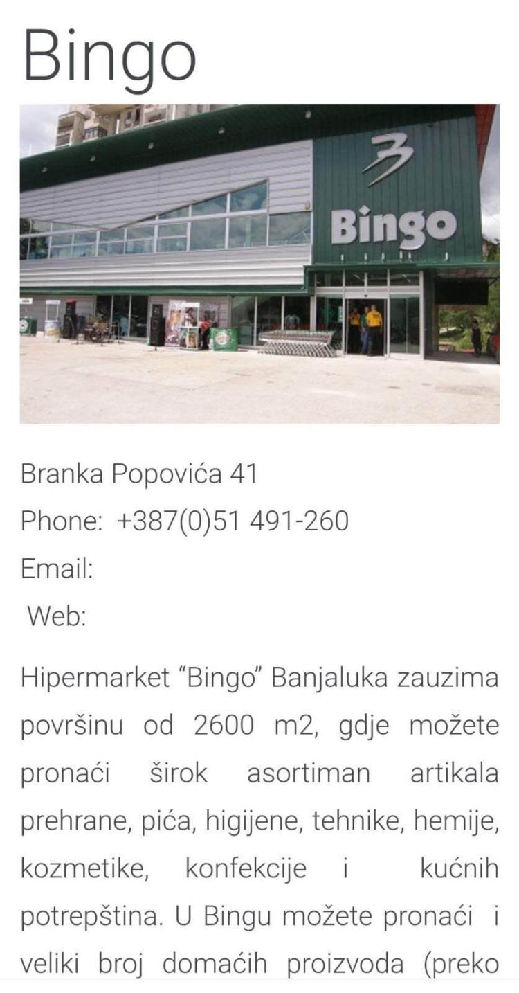 Bingo tekst