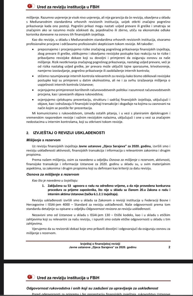 IZVJEŠTAJ REVIZORA 2 1