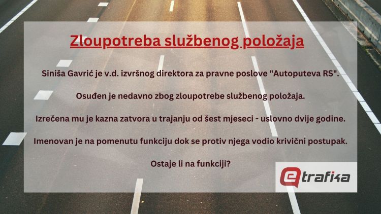 Infografika Gavric Autoputevi RS