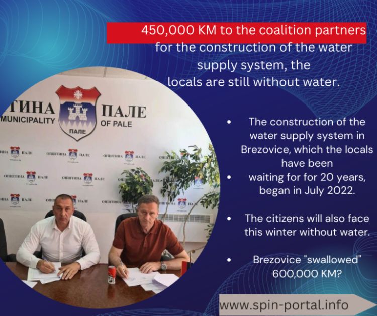 Koalicionim partnerima za izgradnju vodovodnog sistema 450 000 KM mjestani i dalje bez vode 1