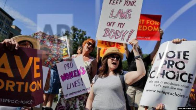 Protest žena za pravo samoodlučivanja o abortusu Njujork