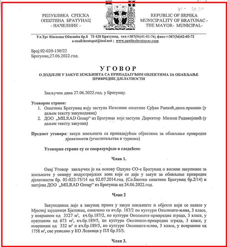 UGOVOR bratunac 2