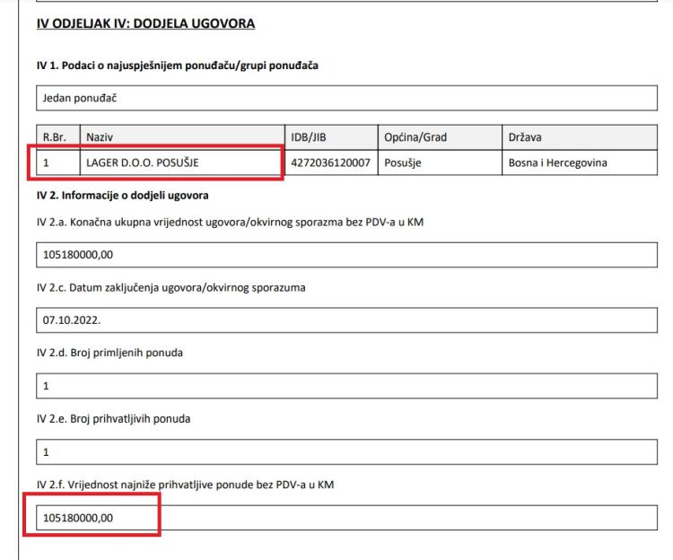 faksimil nabavke uglja od Lagera
