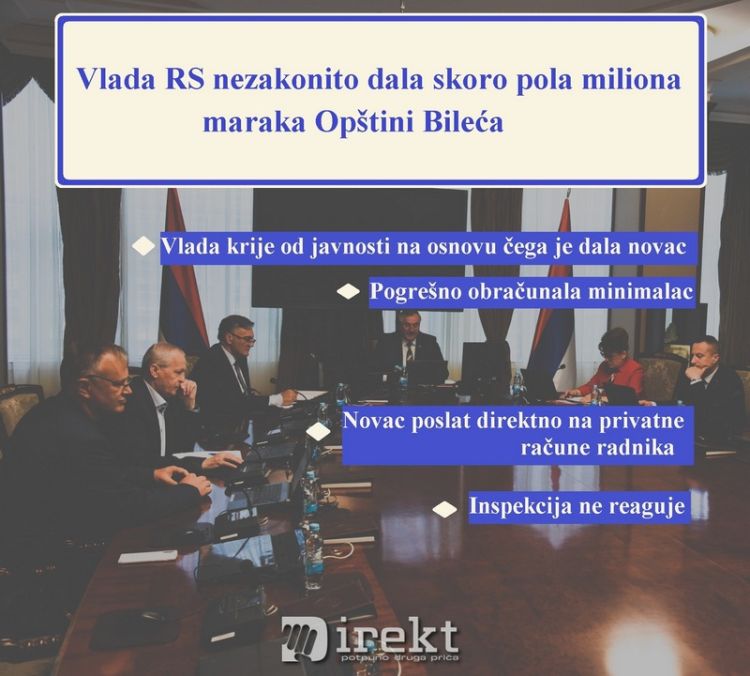 infografika vlada bileca Direkt