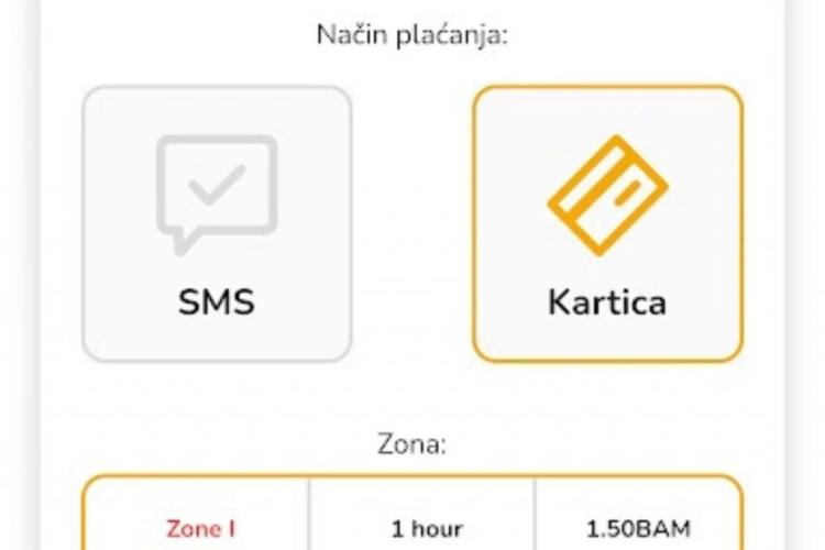 parking aplikacija