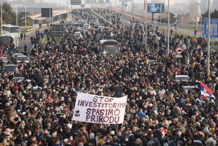 protest protiv rio tinta Foto Mateja Stanisavljevic PIXSELL