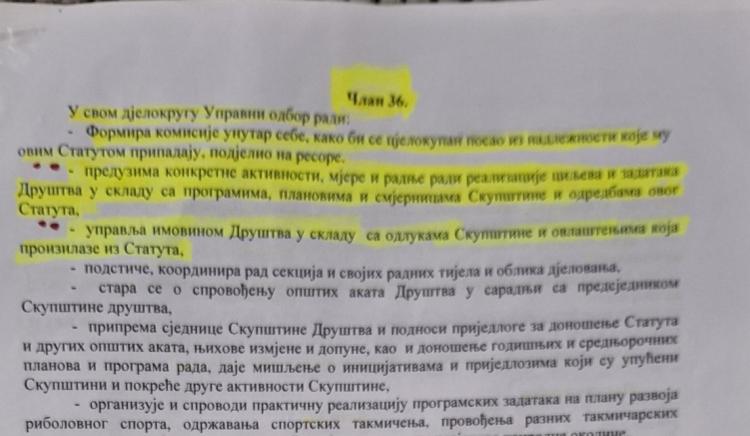 status ovlastenja Upravnog odbora