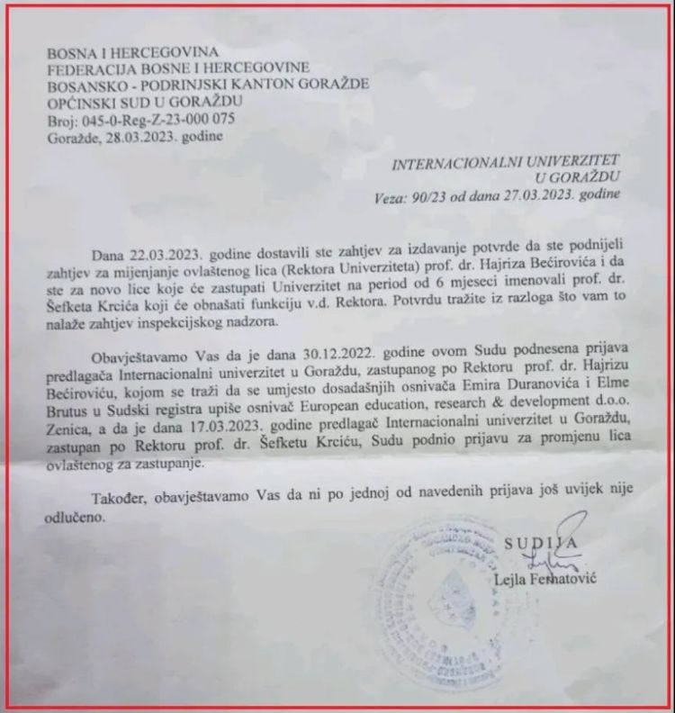 sud gorazde