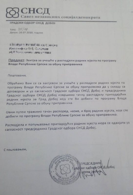 uros gostic snsd doboj
