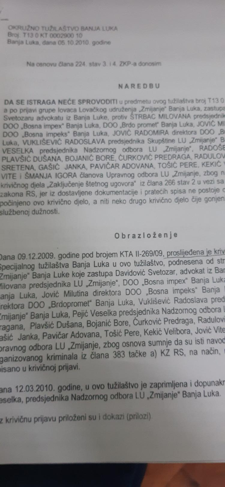 naredba o nesprovodjenju istrage scaled