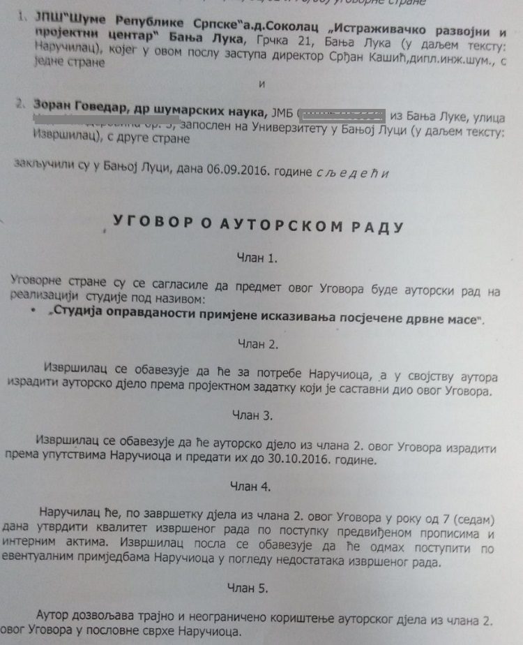ugovor govedar