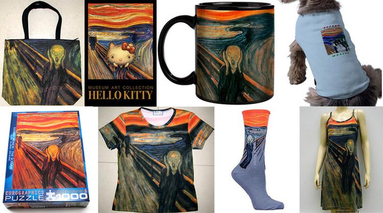 The Scream merch