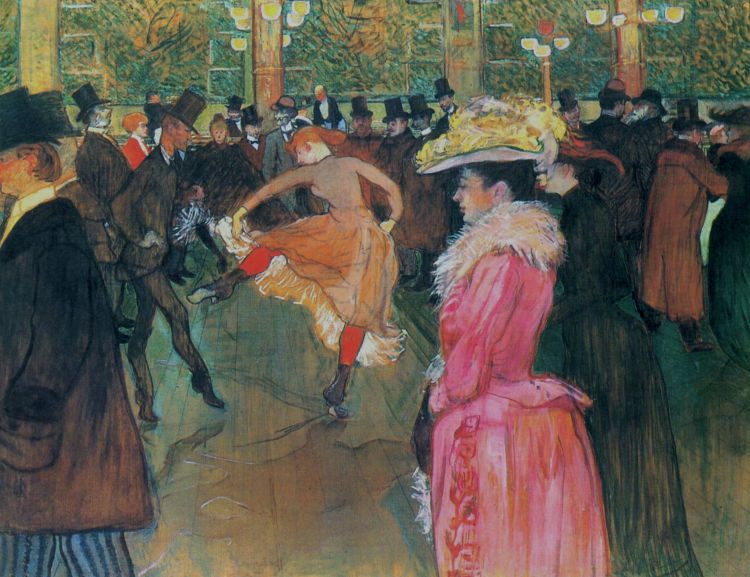 at the moulin rouge the dance 1890