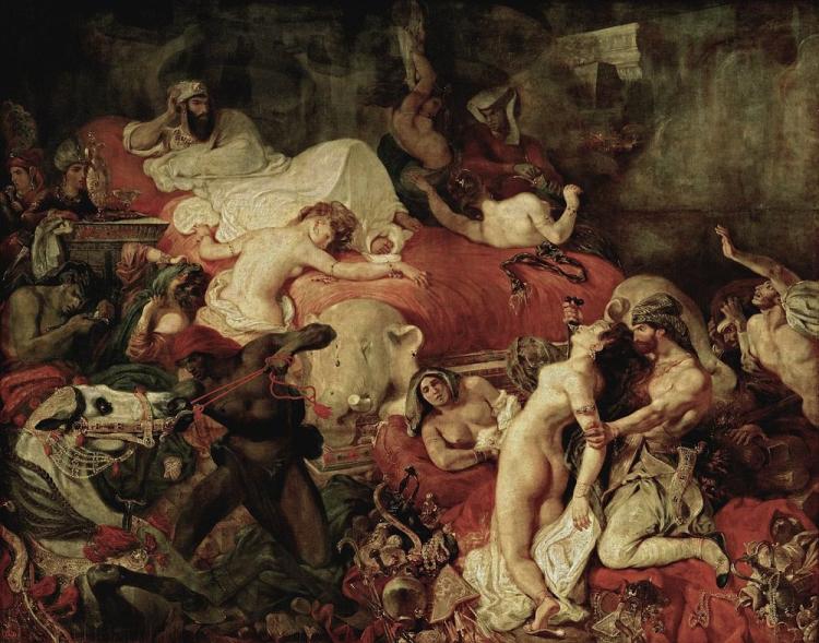 death of sardanapalus