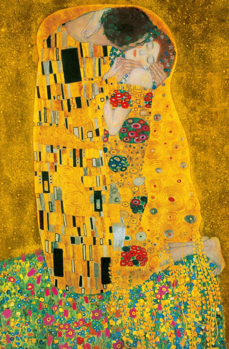 gustav klimt the kiss 1907 1908 i25293