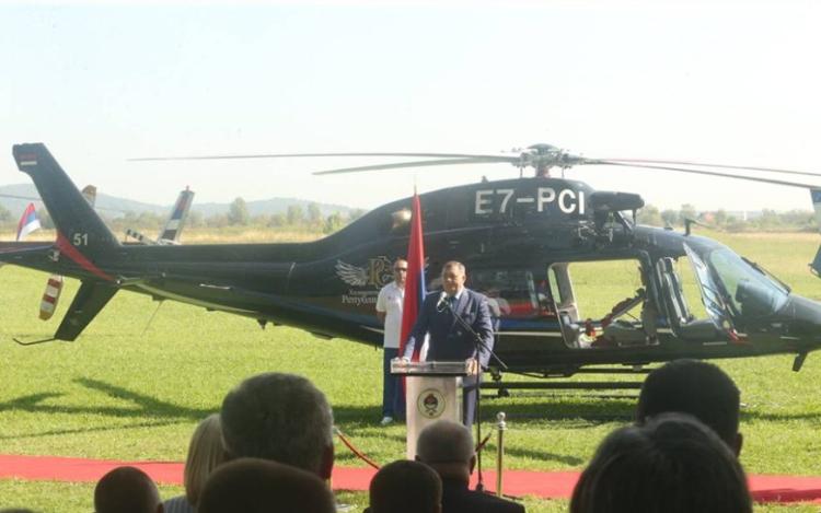 Dodik helikopter Sinisa Pasalic RAS Srbija