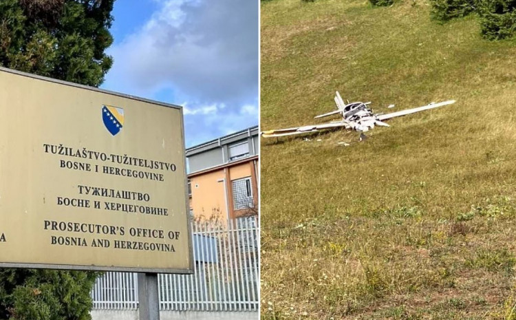 pad aviona Nišićka visoravan