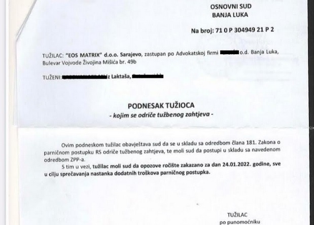 povlacenje tuzbe1