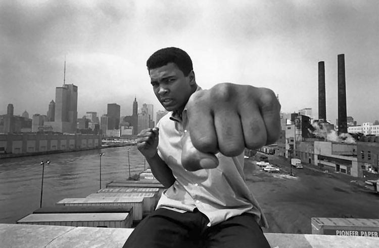 muhammad ali fist apple think different