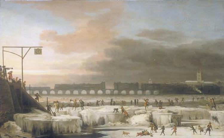 Zaledjena Temza 1677