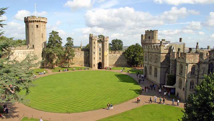 castle courtyard