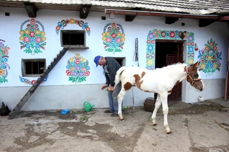 zalipie poland painted village flowers 5